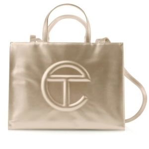 Telfar Medium Shopping Bag - Gold